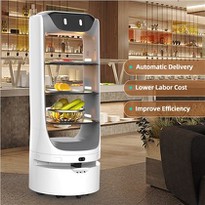 Autonomous Food Delivery Robot Waiter Restaurant Robot Hotel Robot Service Robot