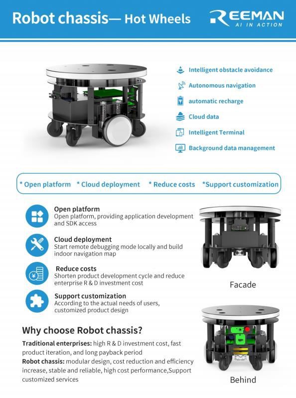 Competitive AGV delivery robot solution from Reeman robot