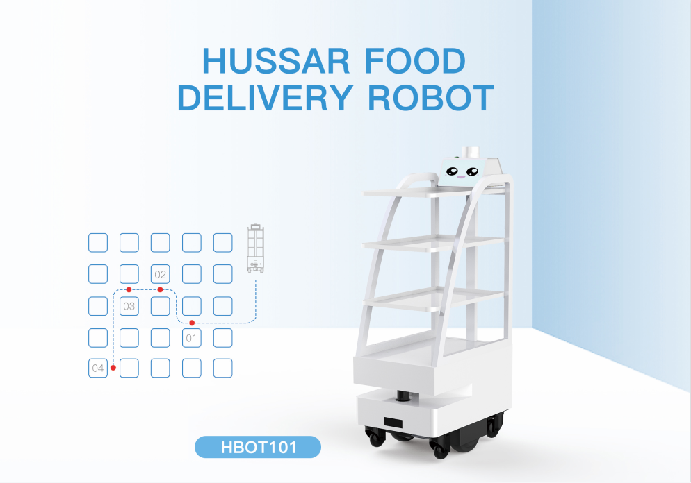 A Robot That Is Of Great Help To The Service：The Food Delivery Robot