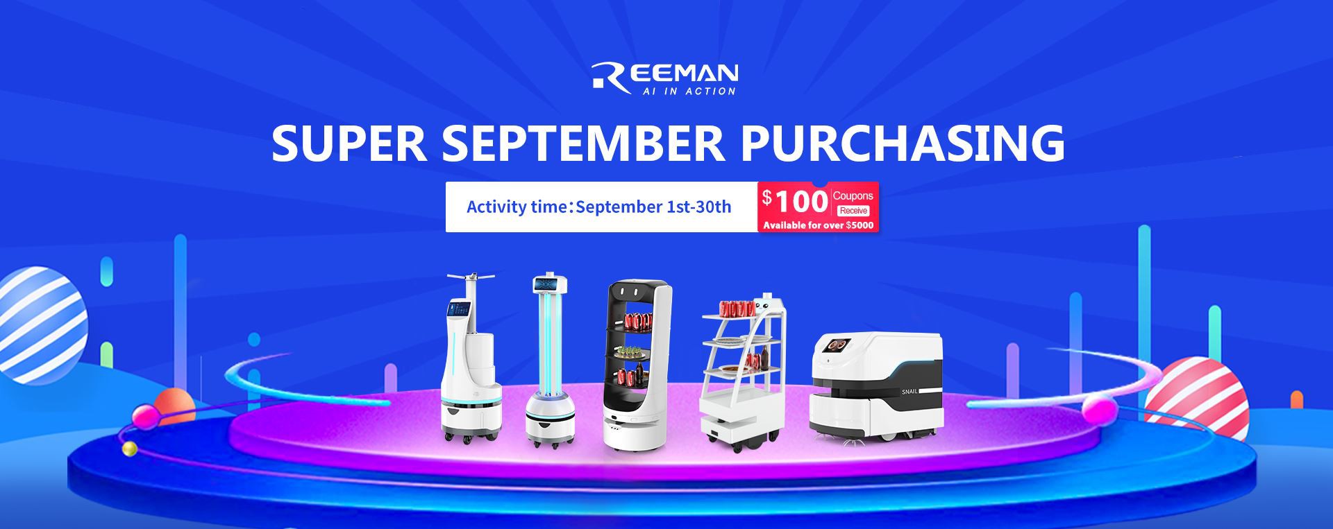 Are You Ready For Reeman Robot's September Sourcing Festival?