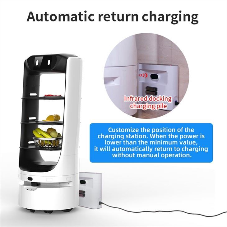 Reeman Robot Waiter Restaurant Fast Food Delivery Robot Service Robot