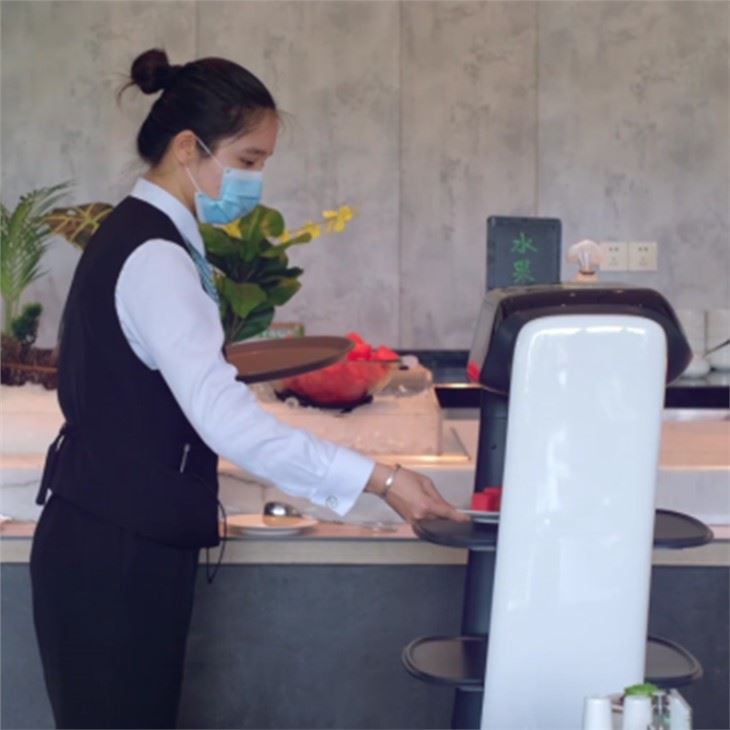 Reeman Robot Waiter Restaurant Fast Food Delivery Robot Service Robot