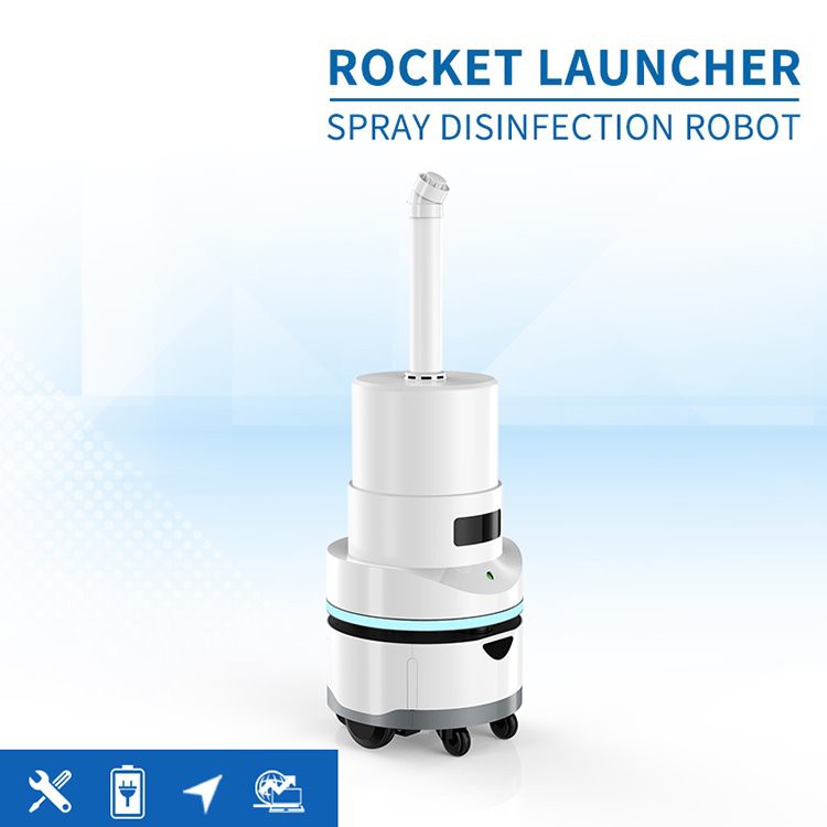 Round Bottom Spray Disinfection Robot